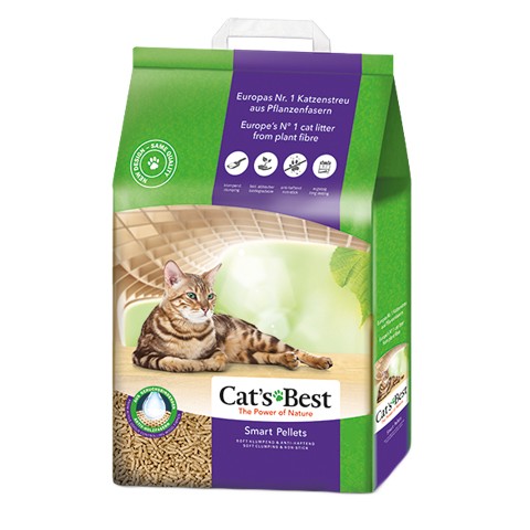 Cat's Best Best Smart Pellets Древесный комкующийся наполнитель для кошачьего туалета
