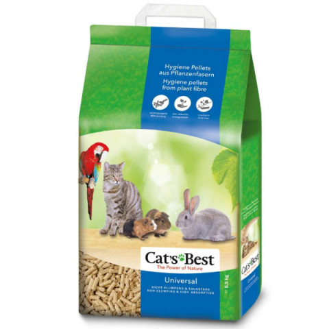 Cat's Best Universal Древесный впитывающий наполнитель для домашних питомцев