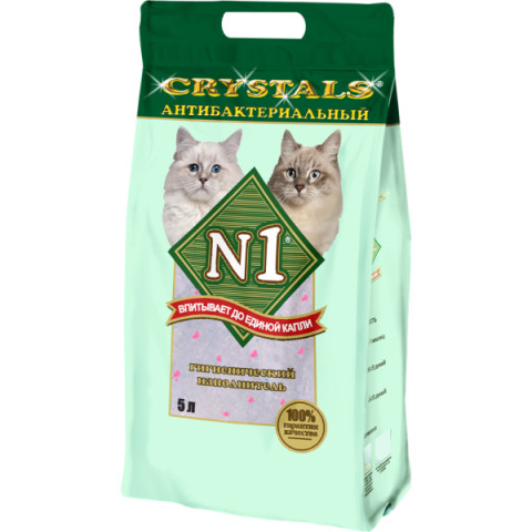 Crystals Силикагелевый антибактериальный наполнитель для кошачьего туалета