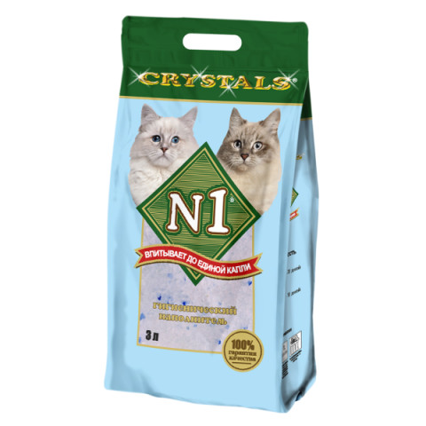 Crystals Силикагелевый наполнитель для кошачьего туалета