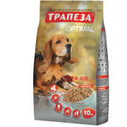 Трапеза Optimal корм сухой низкокалорийный для собак с низкой активностью с говядиной