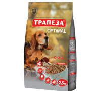 Трапеза Optimal корм сухой низкокалорийный для собак с низкой активностью с говядиной