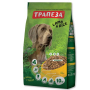 Трапеза корм сухой для взрослых собак всех пород ягненок с рисом