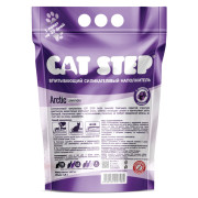 Cat Step Arctic Lavender впитывающий силикагелевый наполнитель для кошачьего туалета, 3,8л