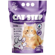 Cat Step Arctic Lavender впитывающий силикагелевый наполнитель для кошачьего туалета, 3,8л