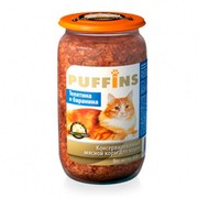 Puffins консервы для кошек телятина/баранина