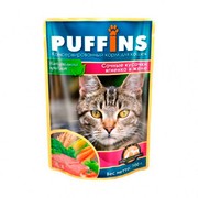 Puffins пауч для кошек ягненок в желе