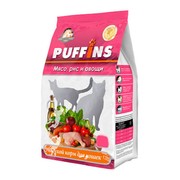 Puffins сухой корм для кошек мясо/рис и овощи
