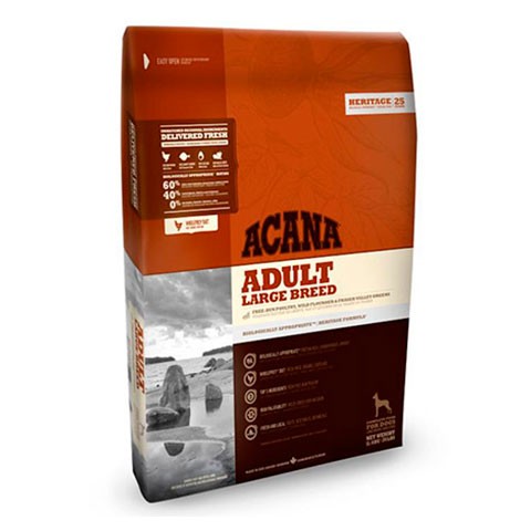 ACANA Heritage 60/40 Adult Large Breed беззерновой корм для собак крупных пород