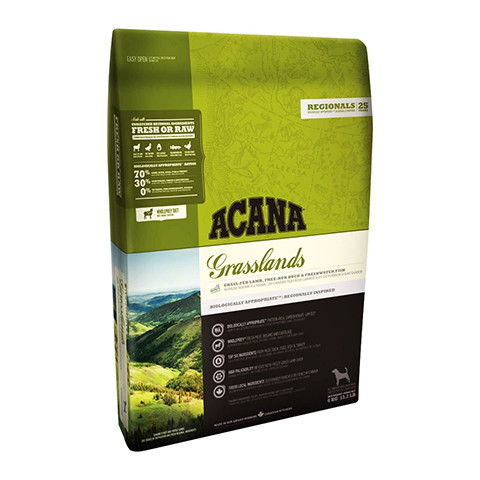 ACANA Regionals Grasslands Dog беззерновой корм для собак всех пород ягненок