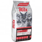 Blitz Classic Chicken Adult Cats All Breeds корм сухой для взрослых кошек с курицей