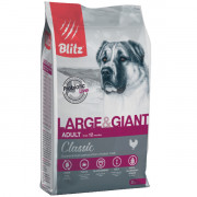 Blitz Classic Large & Giant Breeds Adult Dog корм сухой для взрослых собак крупных и гигантских пород с курицей