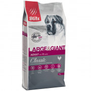 Blitz Classic Large & Giant Breeds Adult Dog корм сухой для взрослых собак крупных и гигантских пород с курицей