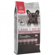 BLitz Sensitive Lamb & Rice Puppy All Breeds корм сухой для щенков всех пород с ягнёнком и рисом