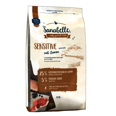 Bosch Sensitive-Sanabelle корм для кошек аллергиков ягненок