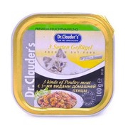 Dr.Clauder's консервы для кошек 3 вида птицы