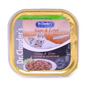 Dr.Clauder's консервы для кошек гусь/печень