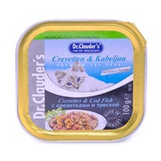 Dr.Clauder's консервы для кошек креветки/треска