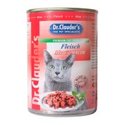 Dr.Clauder's консервы для кошек кусочки в соусе мясо