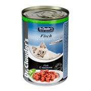 Dr.Clauder's консервы для кошек кусочки в соусе лосось