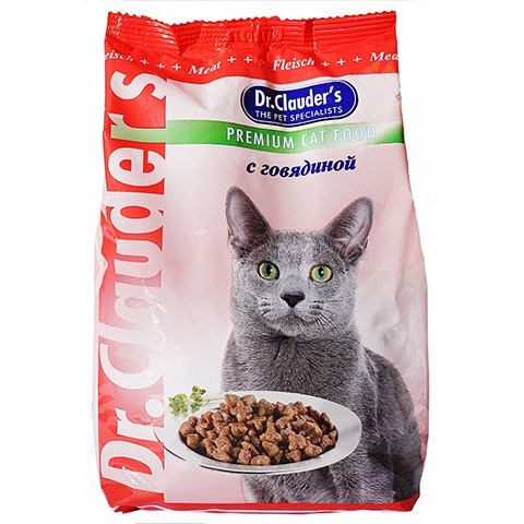 Dr.Clauder's корм сухой для кошек говядина