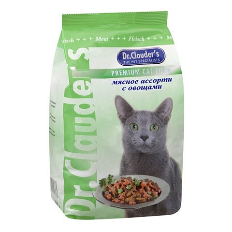 Dr.Clauder's корм сухой для кошек мясное ассорти/овощи