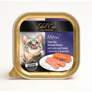 Edel Cat консервы для кошек паштет лосось/форель