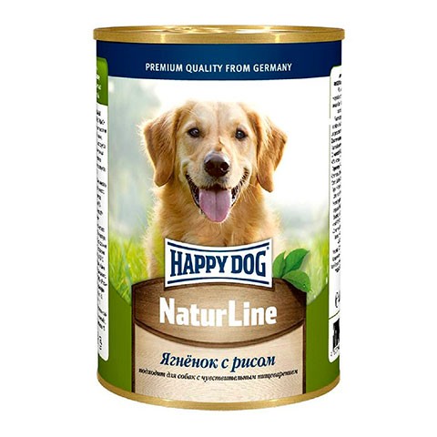 Happy Dog консервы для собак ягненок/рис
