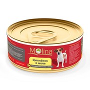 Molina консервы для собак цыпленок в желе