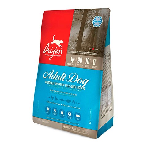 Orijen Adult Dog сублимированный корм для собак всех пород