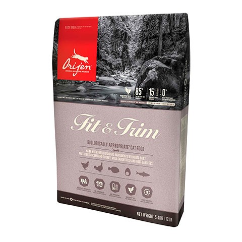 Orijen Fit & Trim 85/15 корм для кошек с избыточным весом