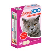 Доктор ZOO витамины для кошек со вкусом говядины