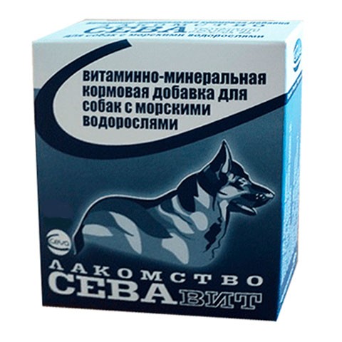 СеваВит витаминно-минеральная кормовая добавка для собак с морскими водорослями