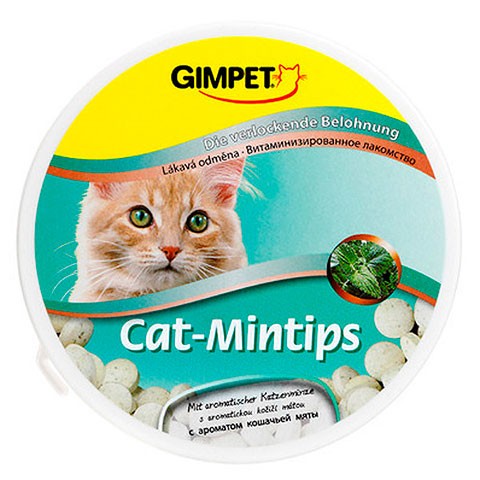 Gimpet Cat-Mintips, витамины для кошек с мятой