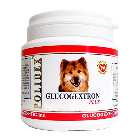 POLIDEX Glucogextron Plus, восстановление хрящевой ткани для щенков и собак мелких и средних пород