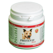 POLIDEX Protevit Plus, стимулирует рост мышечной массы для щенков и собак мелких и средних пород