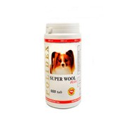 POLIDEX Super Wool Plus, улучшает состояние шерсти, кожи для собак