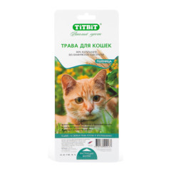 TiTBiT лакомство для кошек Трава для кошек пшеница, функциональное лакомство
