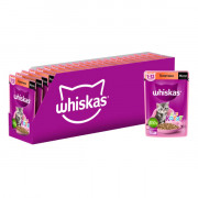 Whiskas корм консервированный для котят кусочки в желе с телятиной