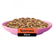 Whiskas корм консервированный для котят кусочки в желе с телятиной