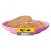 Whiskas корм консервированный для котят паштет с курицей