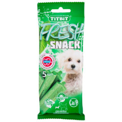 TiTBiT Fresh лакомство для собак мелких пород снеки, для освежения дыхания, для чистки зубов