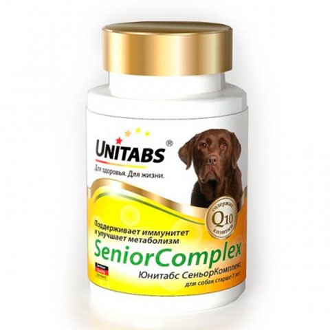Unitabs SeniorComplex с Q10 для собак старше 7 лет