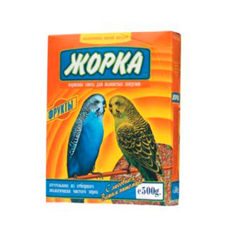 Жорка корм для волнистых попугаев фрукты