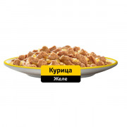 Whiskas корм консервированный для кошек кусочки в желе с курицей