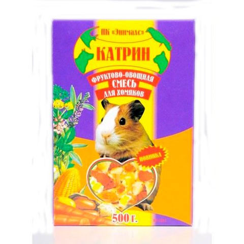 Катрин корм для хомяков фруктовая смесь