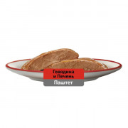 Whiskas корм консервированный для кошек паштет с говядиной и печенью