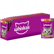 Whiskas корм консервированный для кошек паштет с курицей и индейкой