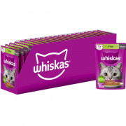 Whiskas корм консервированный для кошек паштет с уткой
