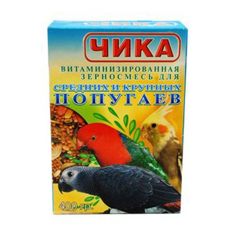 Чика корм для средних и крупных попугаев